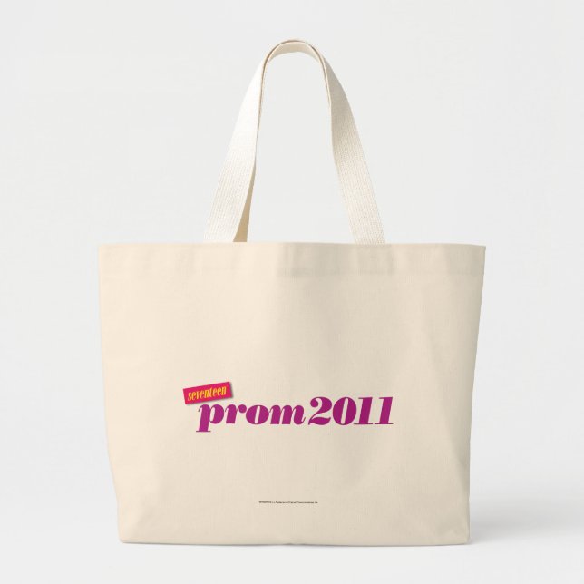 Bolsa Tote Grande Baile de formatura 2011 - Roxo (Frente)