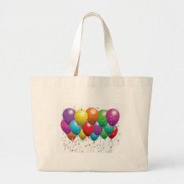 Bolsa Tote Grande balão_aniversário_cartão_personalizar-r11e61ed9b90