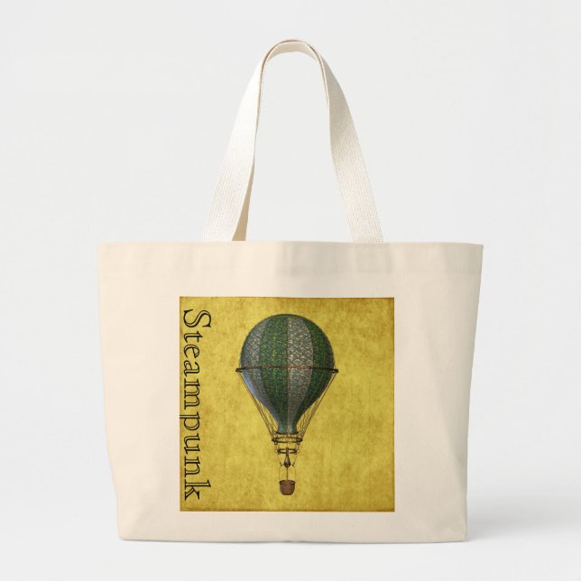 Bolsa Tote Grande Balão Steampunk Vitoriano (Frente)