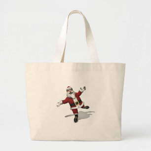 Bolsa Tote Grande Balé Dancer Santa Claus
