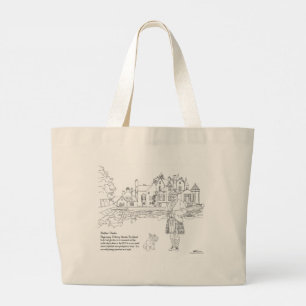 Bolsa Tote Grande Balfour Castle Highland Gent Scottie Dog Tote Bag