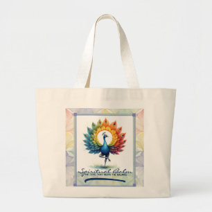 Bolsa Tote Grande Bálsamo Espiritual   Mantém o Equilíbrio