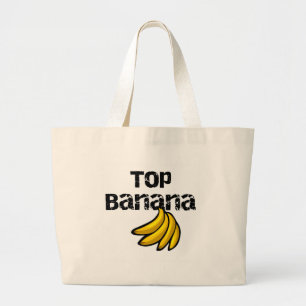 Bolsa Tote Grande Banana superior
