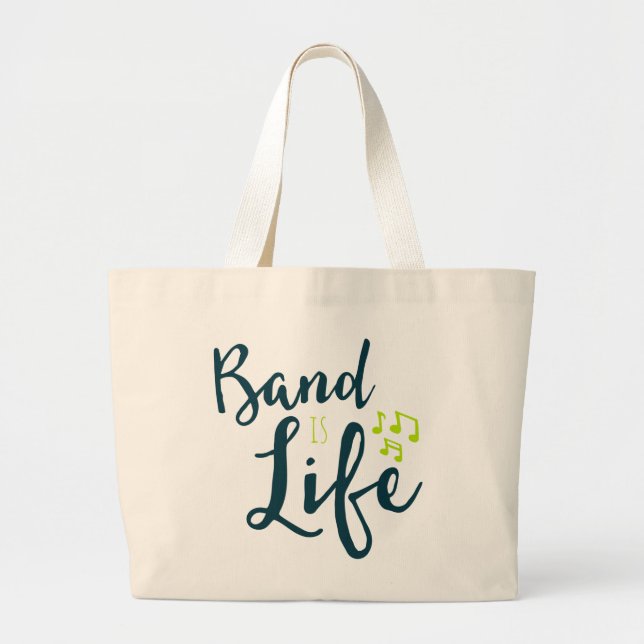 Bolsa Tote Grande Banda é vida (Frente)