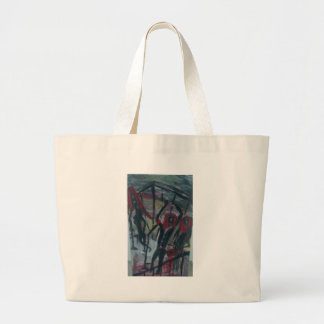 Bolsa Tote Grande banda enjaulada