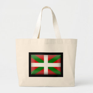 Bolsa Tote Grande Bandeira Basque   País Vasco