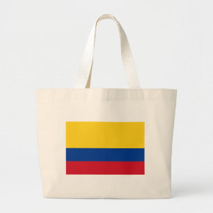 Bolsa Tote Grande Bandeira da Colômbia