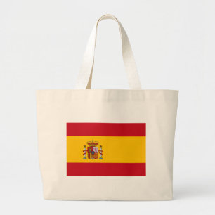 Bolsa Tote Grande Bandeira da Espanha