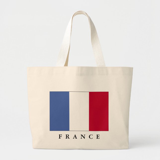 Bolsa Tote Grande Bandeira da France Bag (Frente)