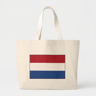 Bolsa Tote Grande Bandeira da Holanda