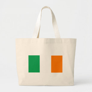 Bolsa Tote Grande Bandeira da Irlanda