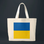Bolsa Tote Grande Bandeira da Ucrânia<br><div class="desc">Bandeira da Ucrânia</div>