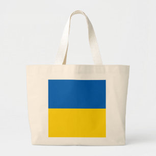 Bolsa Tote Grande Bandeira da Ucrânia