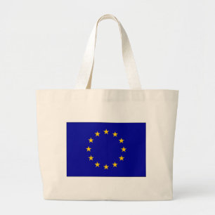 Bolsa Tote Grande Bandeira da União Europeia