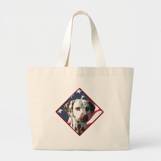Bolsa Tote Grande Bandeira Dalmáata 2 (Frente)