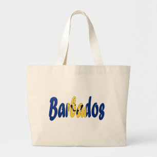 Bolsa Tote Grande Bandeira de Barbados
