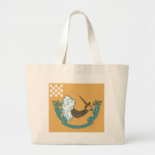 Bolsa Tote Grande Bandeira de batalha revolucionária da guerra