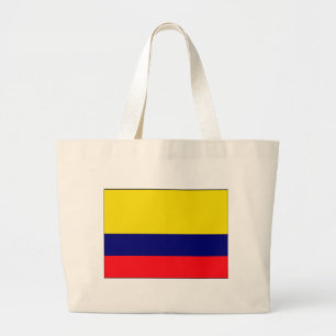 Bolsa Tote Grande Bandeira de Colômbia
