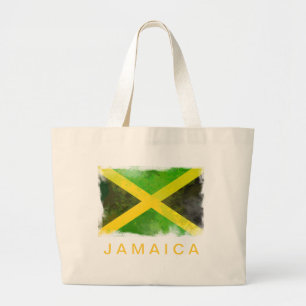 Bolsa Tote Grande bandeira de jamaica - raizes da reggae