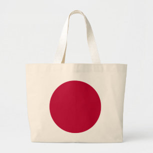Bolsa Tote Grande Bandeira de Japão ou de Hinomaru