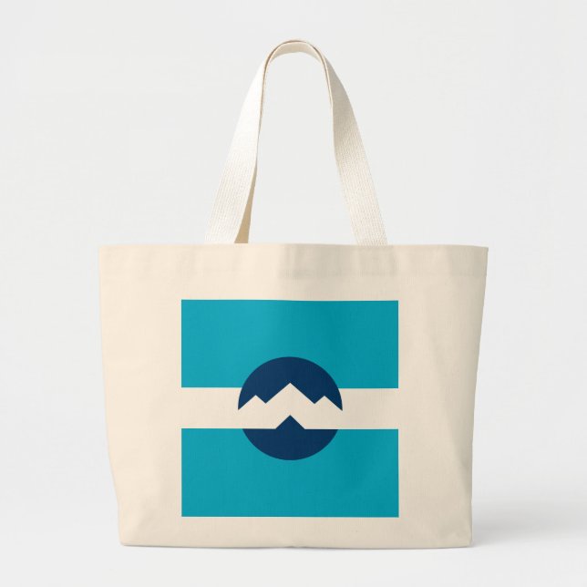 Bolsa Tote Grande Bandeira de Ogden, Utah (Frente)