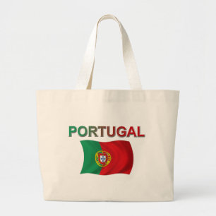 Bolsa Tote Grande Bandeira de Portugal