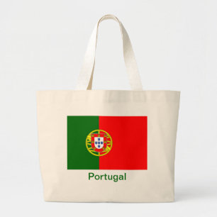 Bolsa Tote Grande Bandeira de Portugal