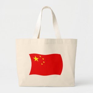 Bolsa Tote Grande Bandeira de Tote da China