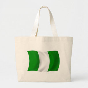 Bolsa Tote Grande Bandeira de Tote da Nigéria