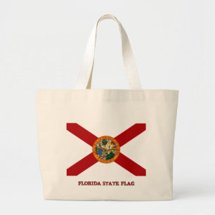 Bolsa Tote Grande Bandeira do Estado da Flórida