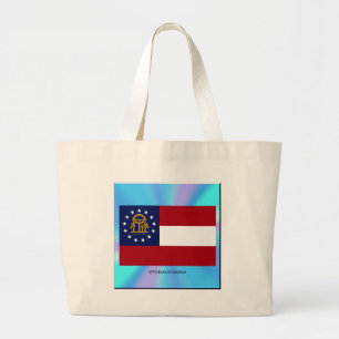 Bolsa Tote Grande Bandeira do Estado da Geórgia