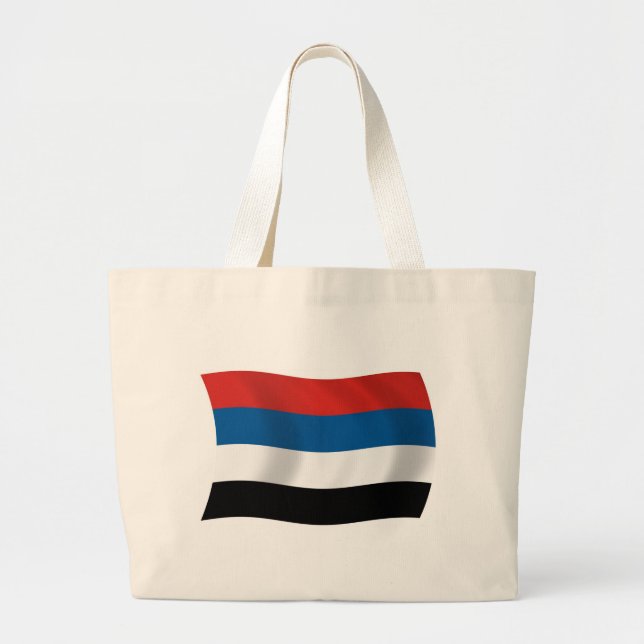 Bolsa Tote Grande Bandeira do indígenas da Colômbia (Frente)