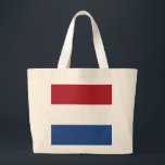 Bolsa Tote Grande Bandeira dos Países Baixos<br><div class="desc">Bandeira dos Países Baixos</div>