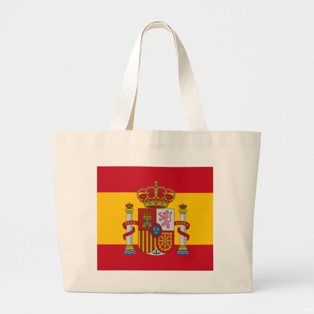Bolsa Tote Grande Bandeira espanhola (Frente)
