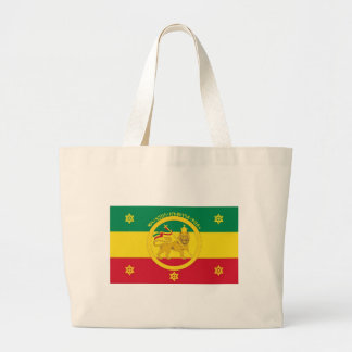Bolsa Tote Grande Bandeira imperial etíope - Haile Selassie eu reino