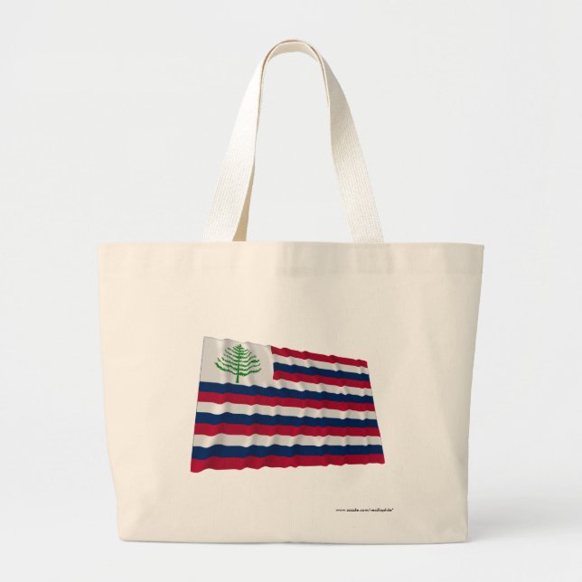 Bolsa Tote Grande Bandeira naval de Nova Inglaterra (Frente)