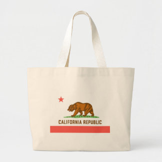 Bolsa Tote Grande Bandeira oficial do estado de Califórnia