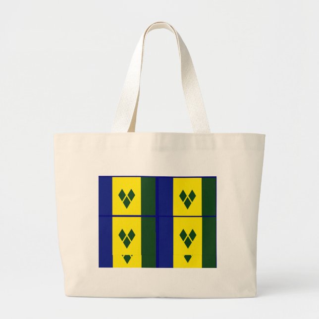 Bolsa Tote Grande bandeira santo (Frente)