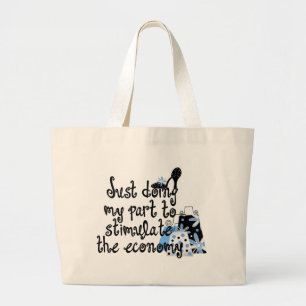Bolsa Tote Grande Bandeja de Tota de Moda Azul