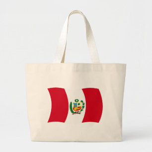 Bolsa Tote Grande Bandeja de Tote do Peru