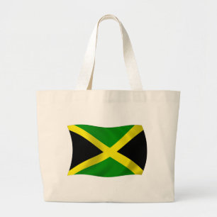 Bolsa Tote Grande Bandeja do Toque da bandeira da Jamaica