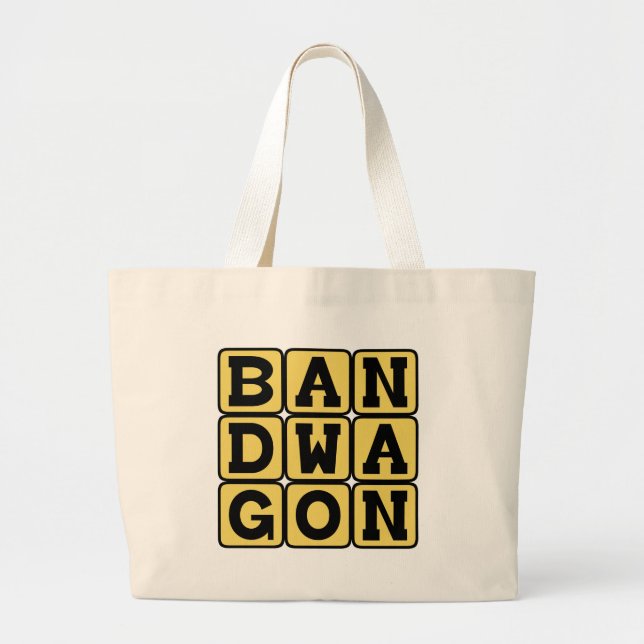 Bolsa Tote Grande Bandwagon, Fashionable Activity (Frente)