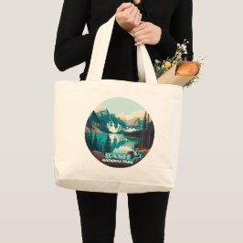 Bolsa Tote Grande Banff National Park Moraine Lake Retro