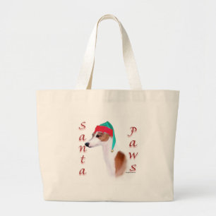 Bolsa Tote Grande Banheira de patas de galgos italiana