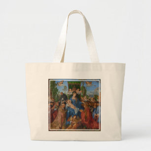 Bolsa Tote Grande Banquete das festões do rosa, 1506 (óleo na