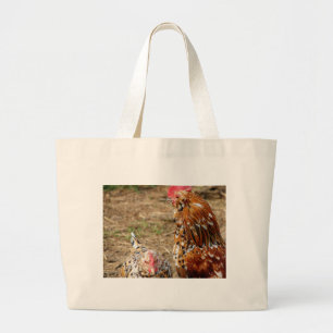 Bolsa Tote Grande Bantam Hen e Rooster