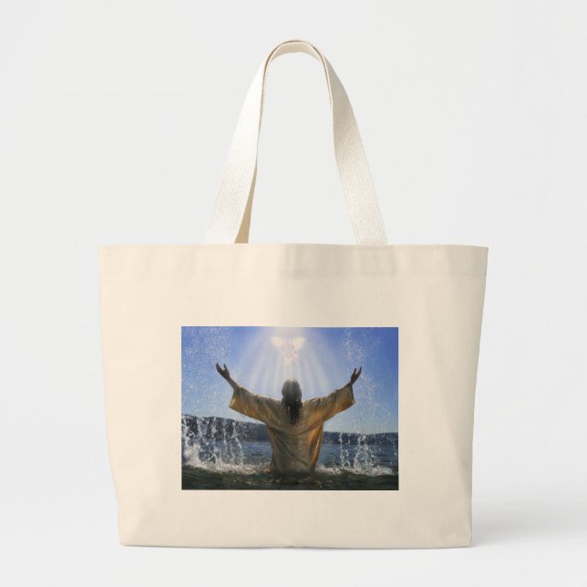 Bolsa Tote Grande Baptismo de Jesus (Frente)