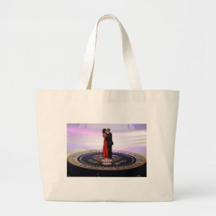 Bolsa Tote Grande Barack e Michelle Obama