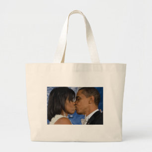 Bolsa Tote Grande Barack e Michelle Obama