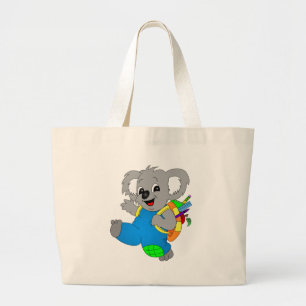 Bolsa Tote Grande Barco Koala com mochila